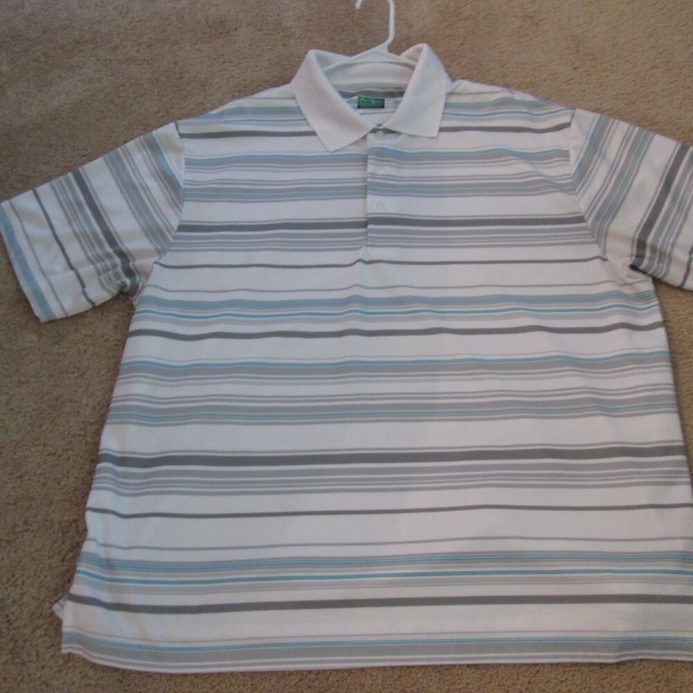 Shirt, Golf, XXL, Striped, Ben Hogan, Power Air